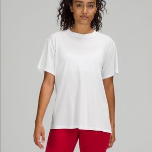 lululemon white boyfriend tee